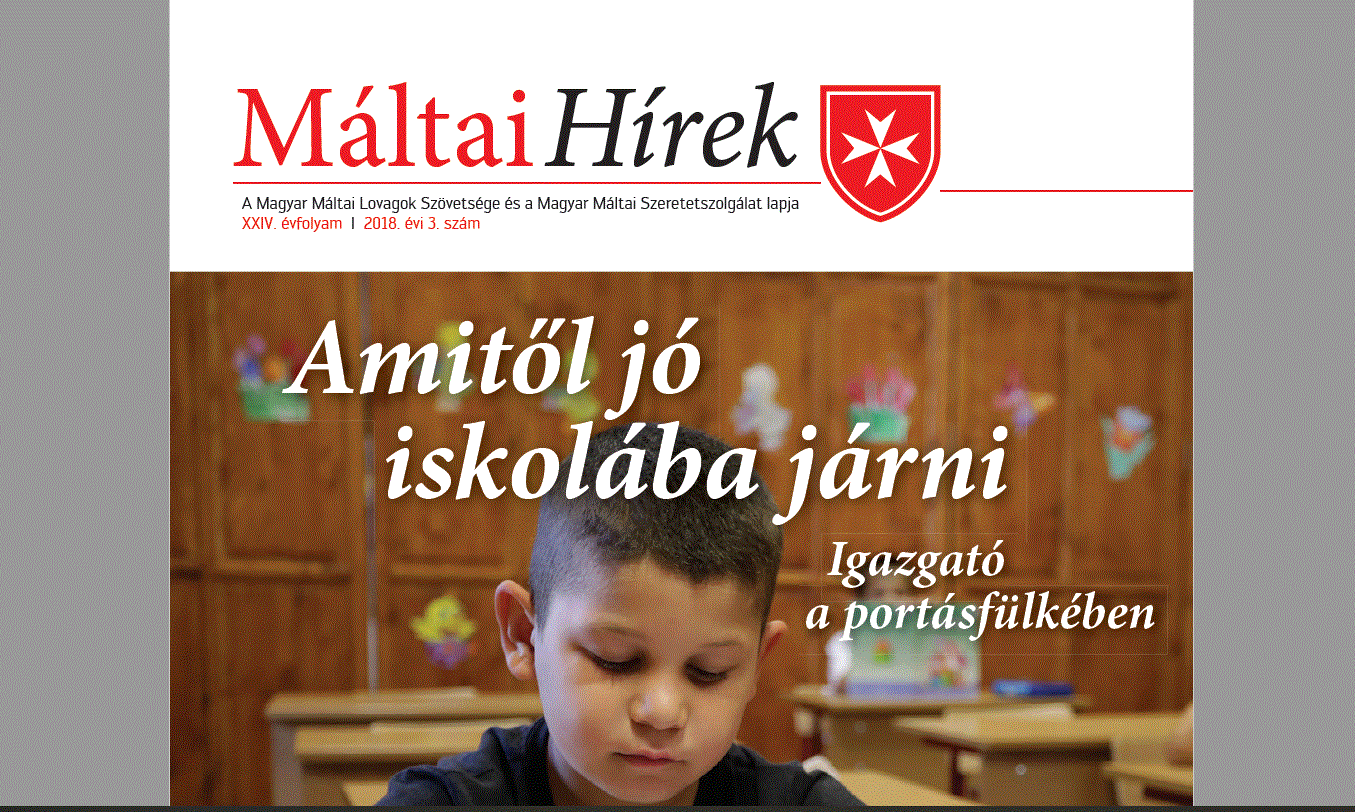 Máltai Hírek 2018. szeptemberi száma